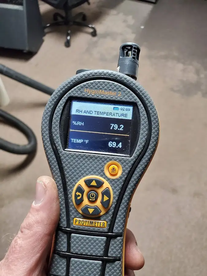 Moisture meter humidity assessment for Fire & Smoke Damage Restoration in Beeville