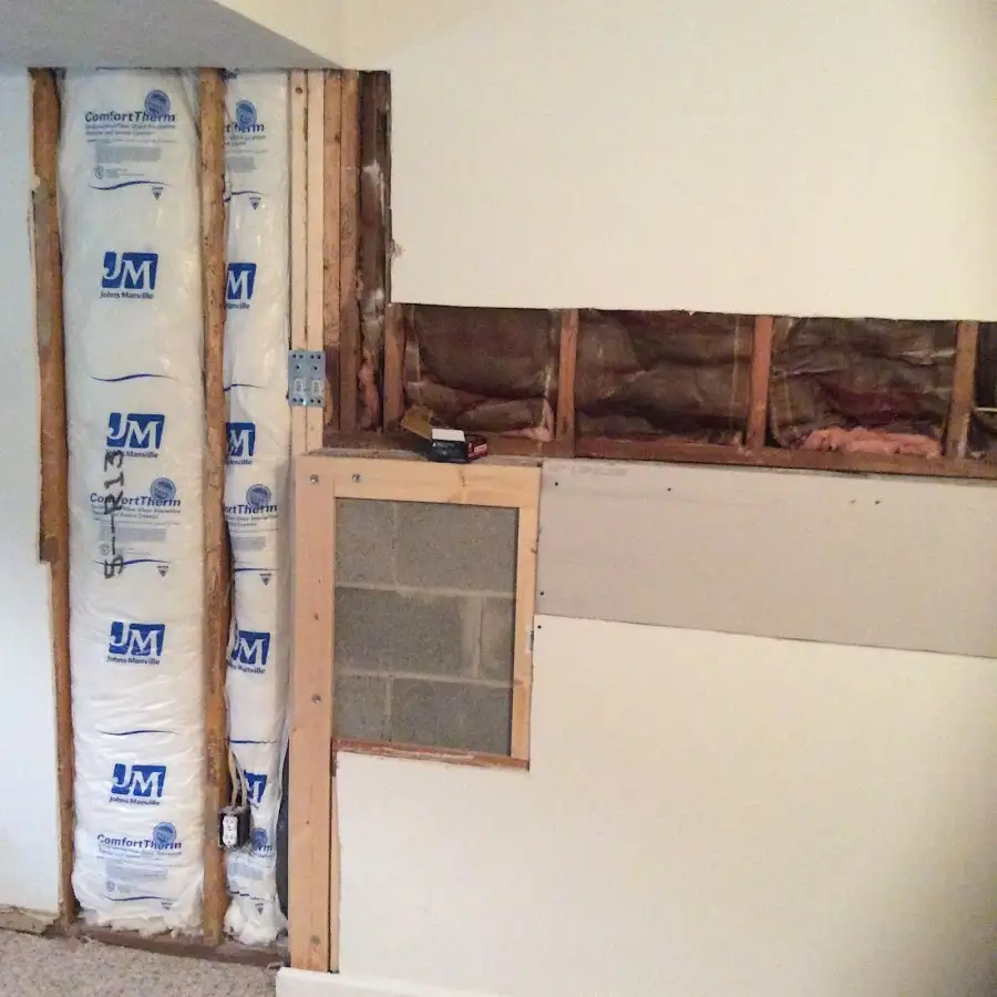 Wall insulation replacement during Contents Cleaning & Restoration in Beeville